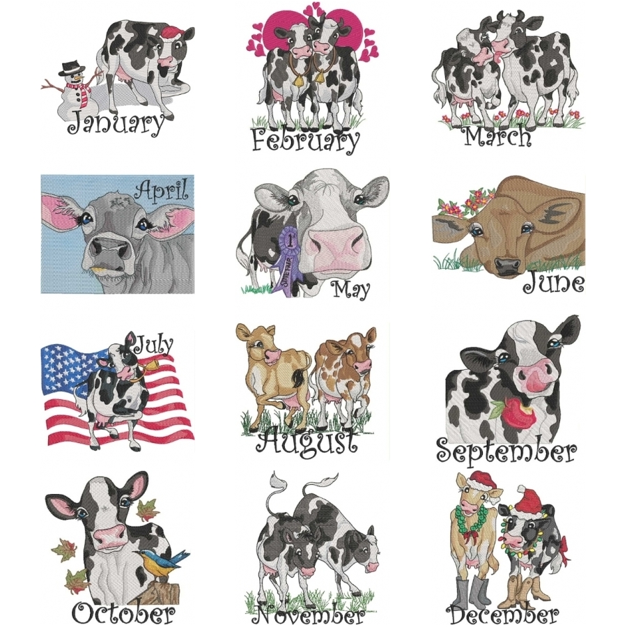 LR Cow Calendar 