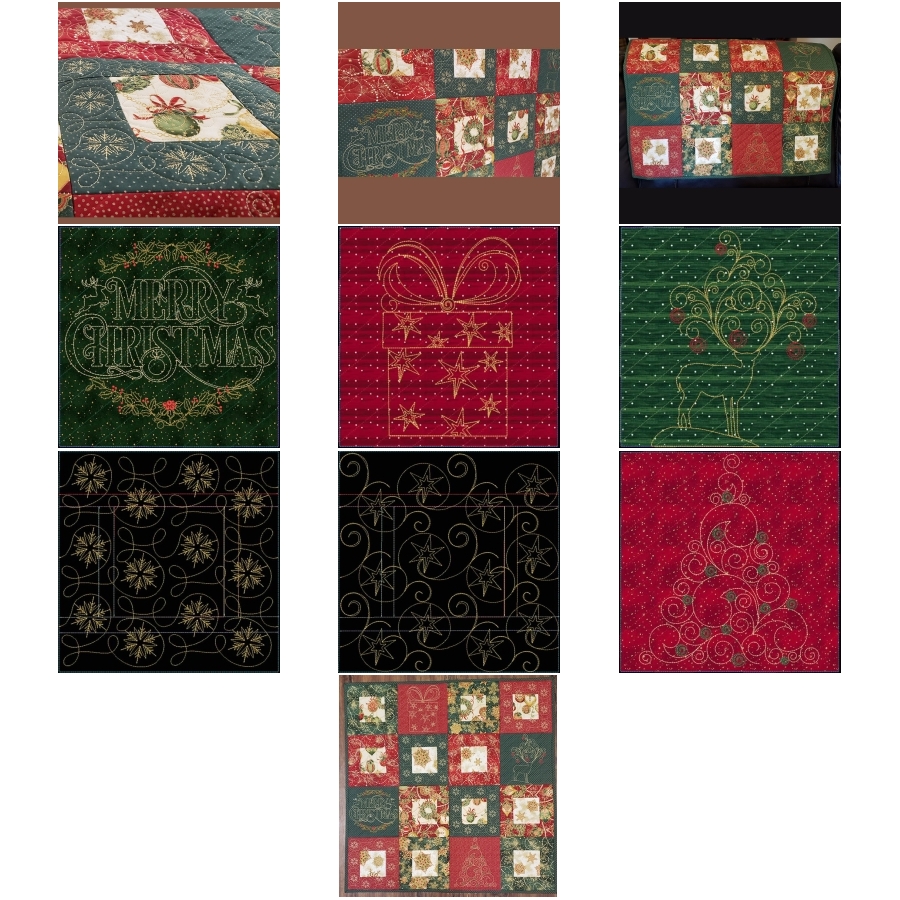 Christmas Square Quilt