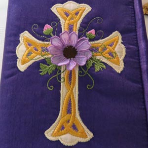 3D Flower Cross 