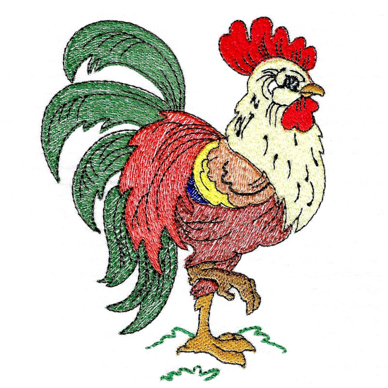 Hens and Roosters Singles | OregonPatchWorks