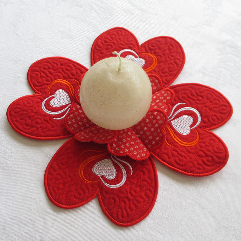 Heart Candle Mat-4