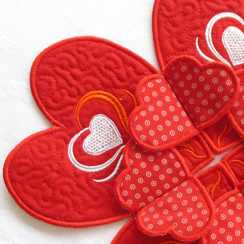 Heart Candle Mat-8