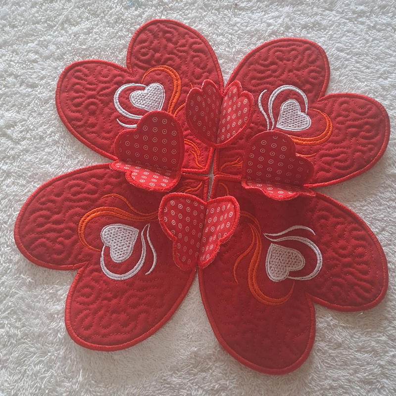 Heart Candle Mat-9