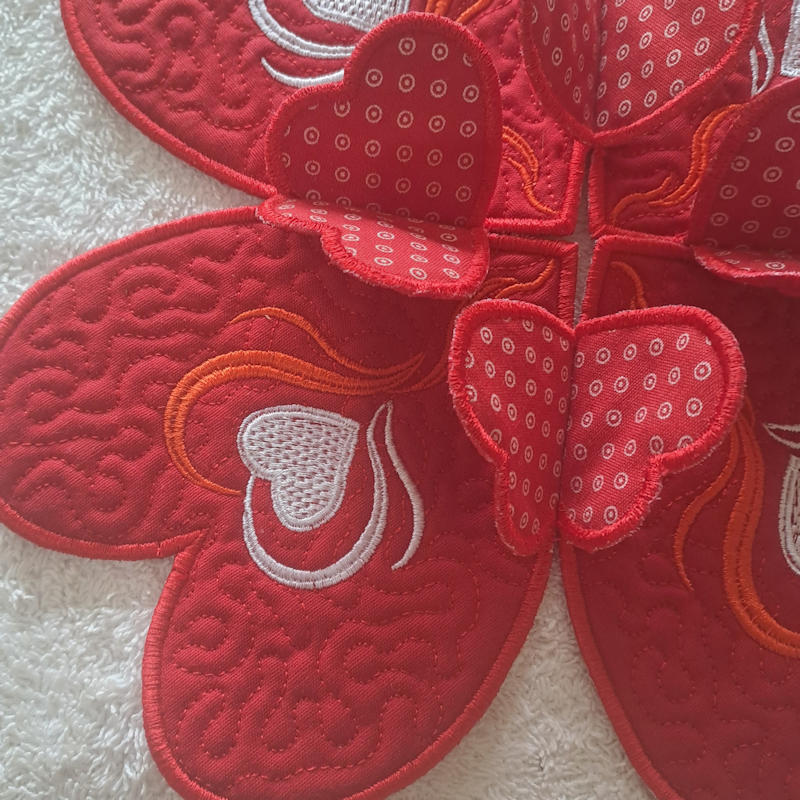 Heart Candle Mat-10