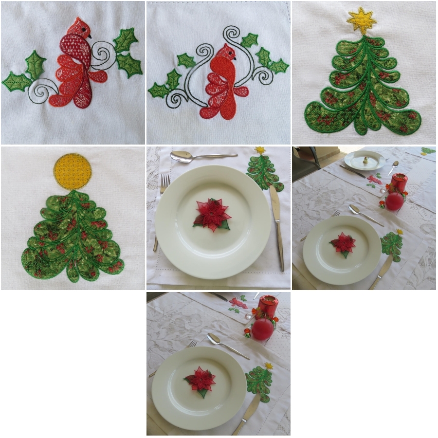 Applique Christmas Set