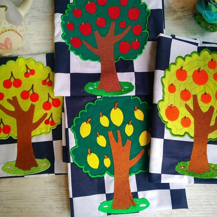 TREE APPLIQUES | OregonPatchWorks