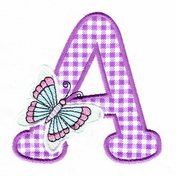 Butterfly Alphabet A