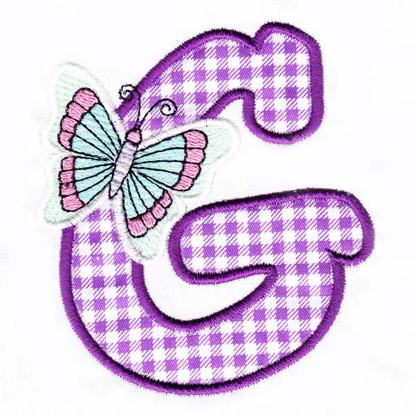 Butterfly Alphabet G