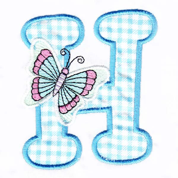 Butterfly Alphabet H