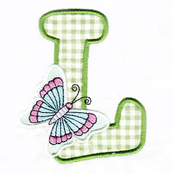 Butterfly Alphabet L