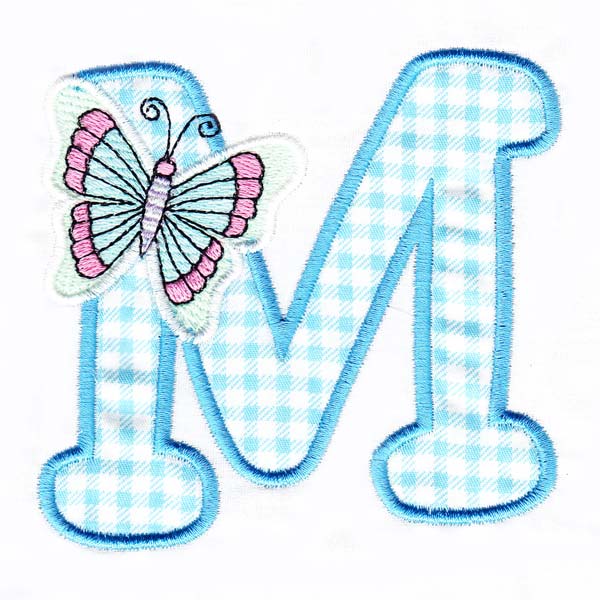 Butterfly Alphabet M