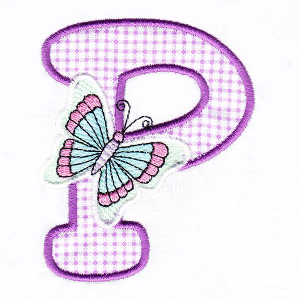 Butterfly Alphabet P