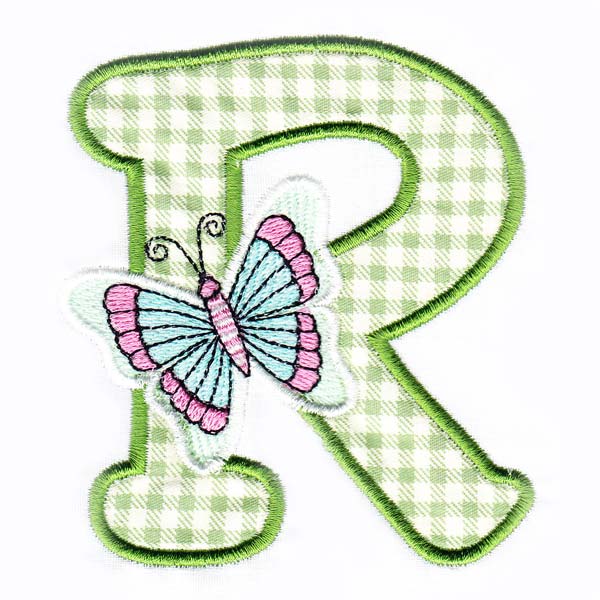 Butterfly Alphabet R