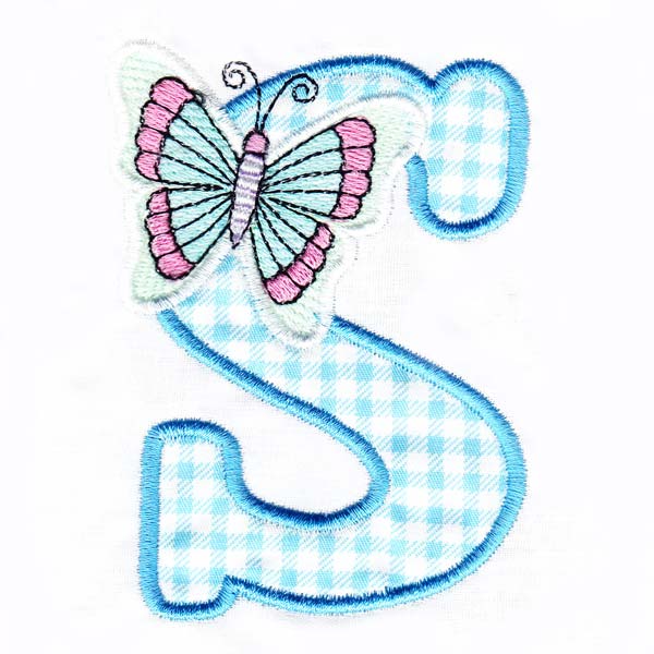 Butterfly Alphabet S