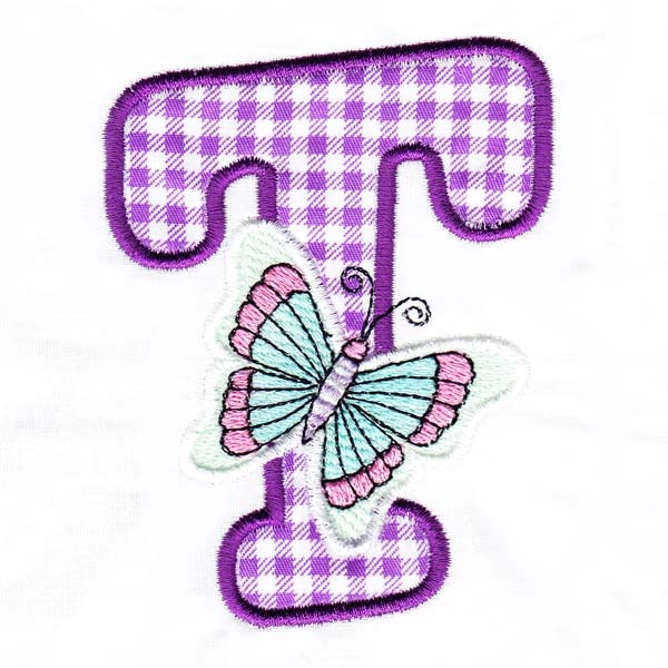 Butterfly Alphabet T