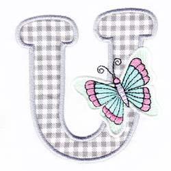 Butterfly Alphabet U