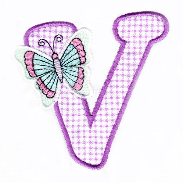 Butterfly Alphabet V