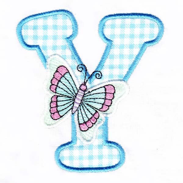 Butterfly Alphabet Y