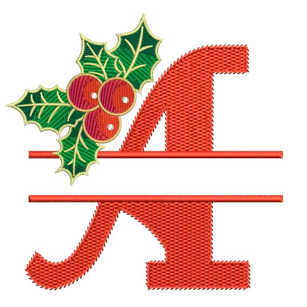 Christmas Personalized Alphabet OregonPatchWorks
