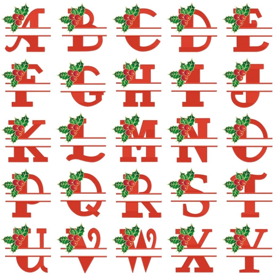 Christmas Personalized Alphabet
