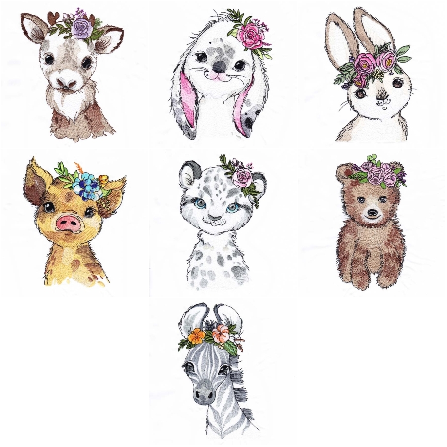 Flower Animals Set 2