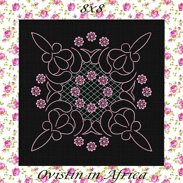 Shades of Pink Quilt Blocks-6