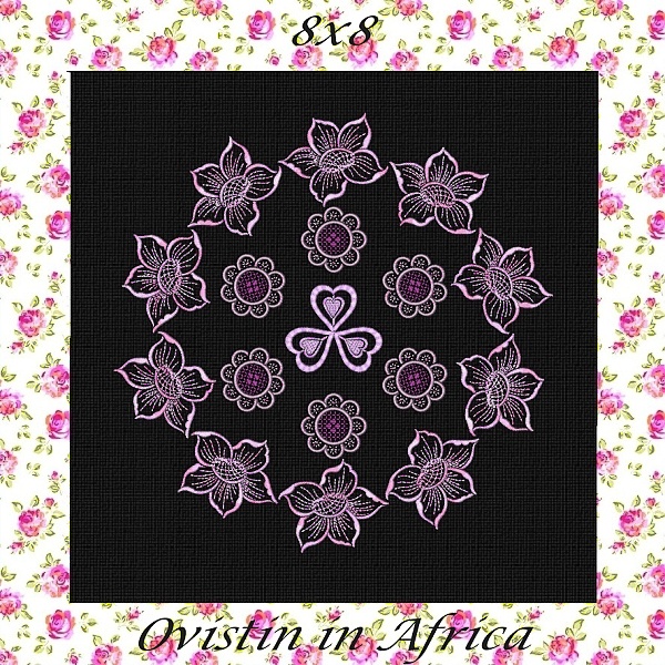 Shades of Pink Quilt Blocks-9