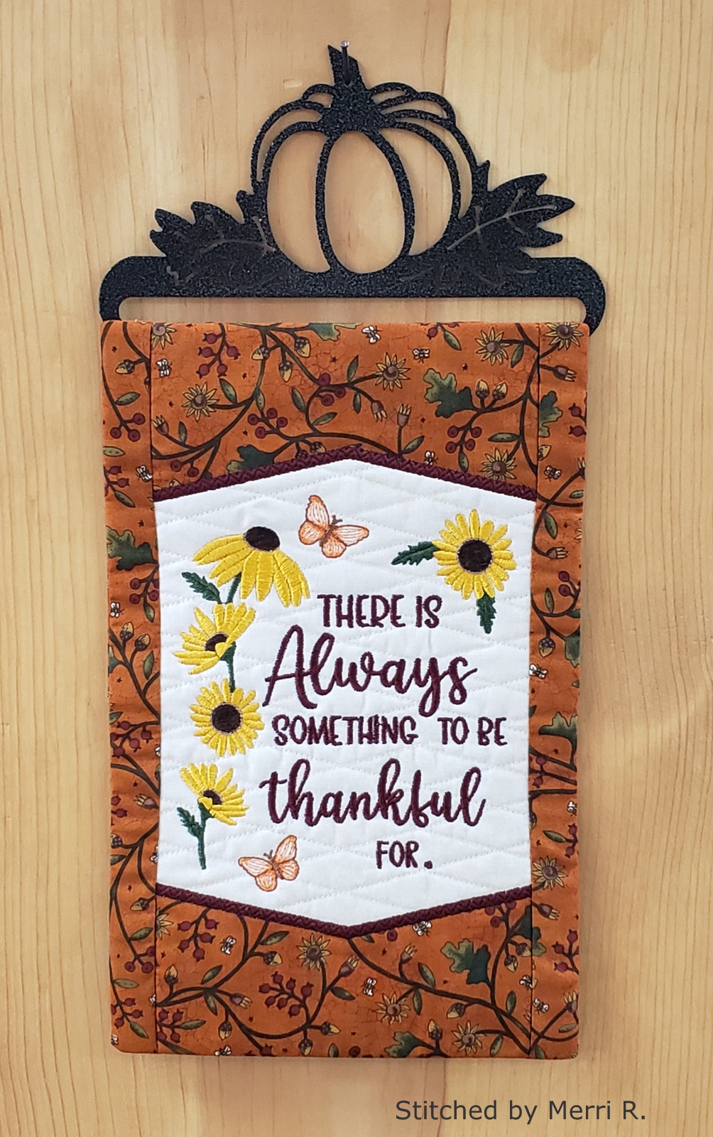 Always Thankful Mini Quilt-4