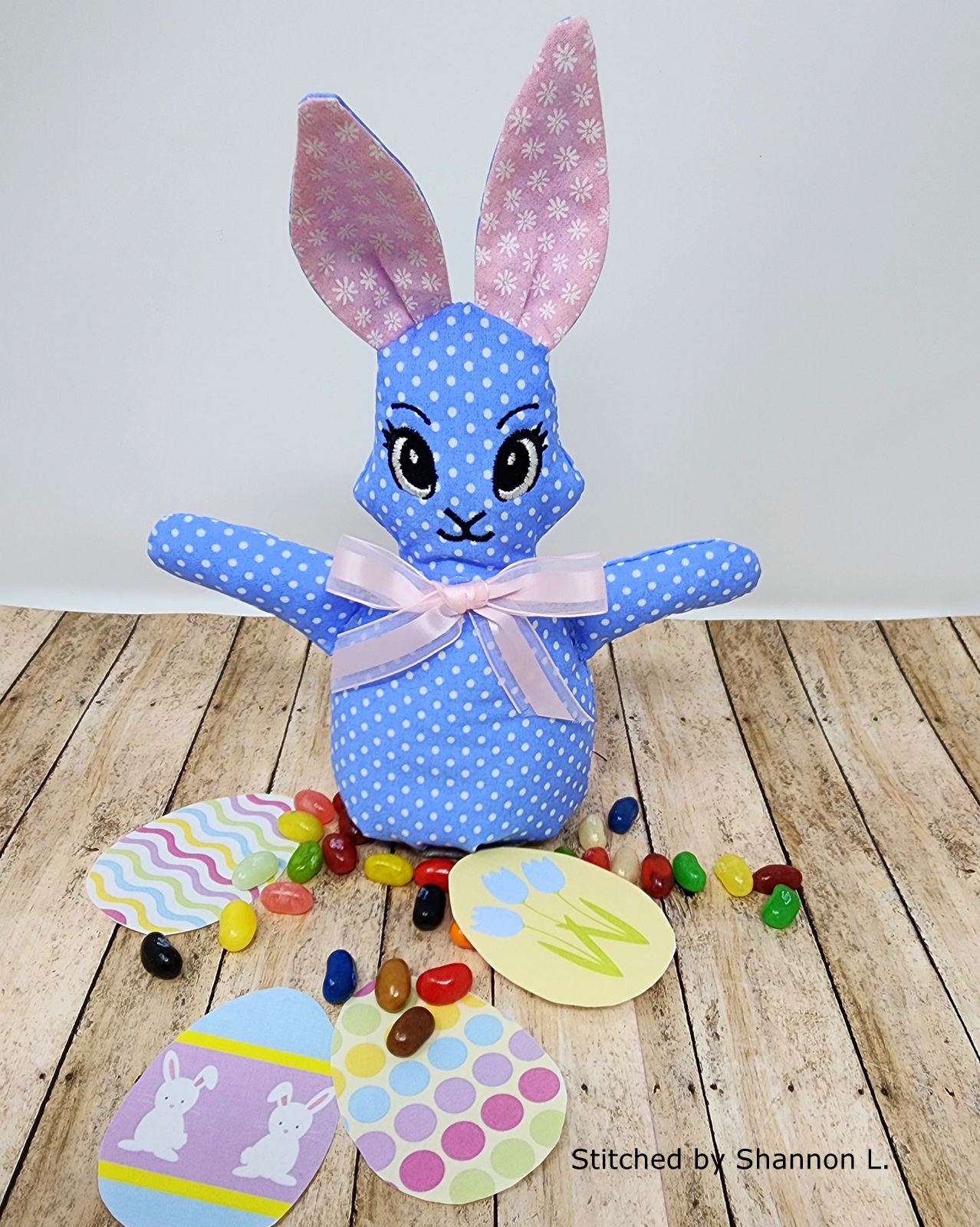 easter bunny blue