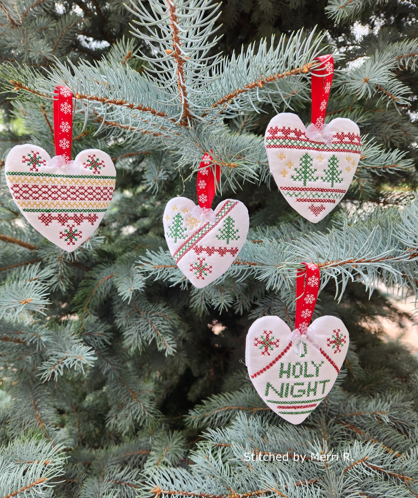 Christmas Heart Ornaments-6