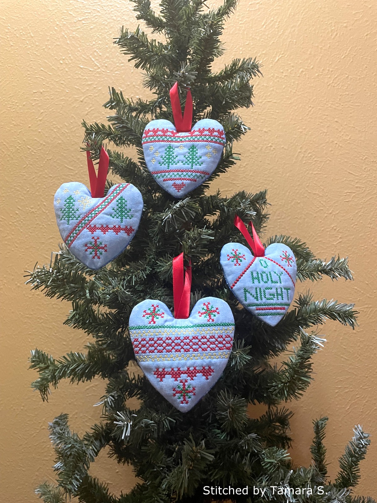 Christmas Heart Ornaments-9