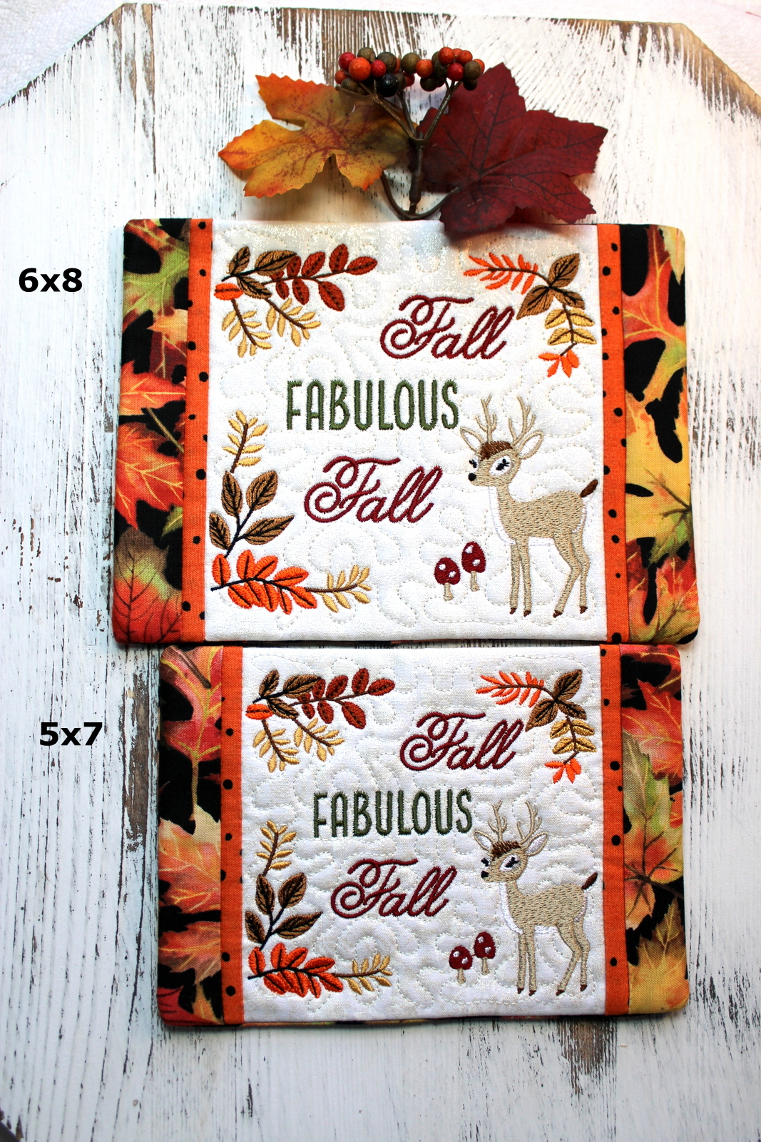 Fabulous Fall Mug Rug-3