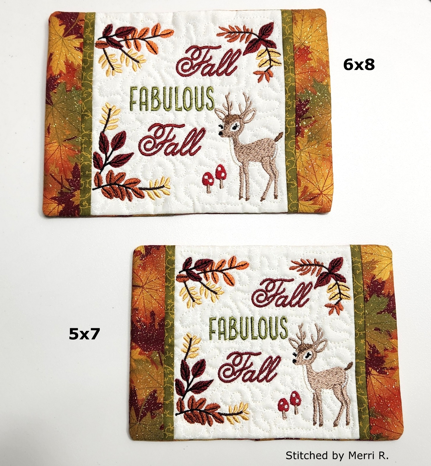 Fabulous Fall Mug Rug-8