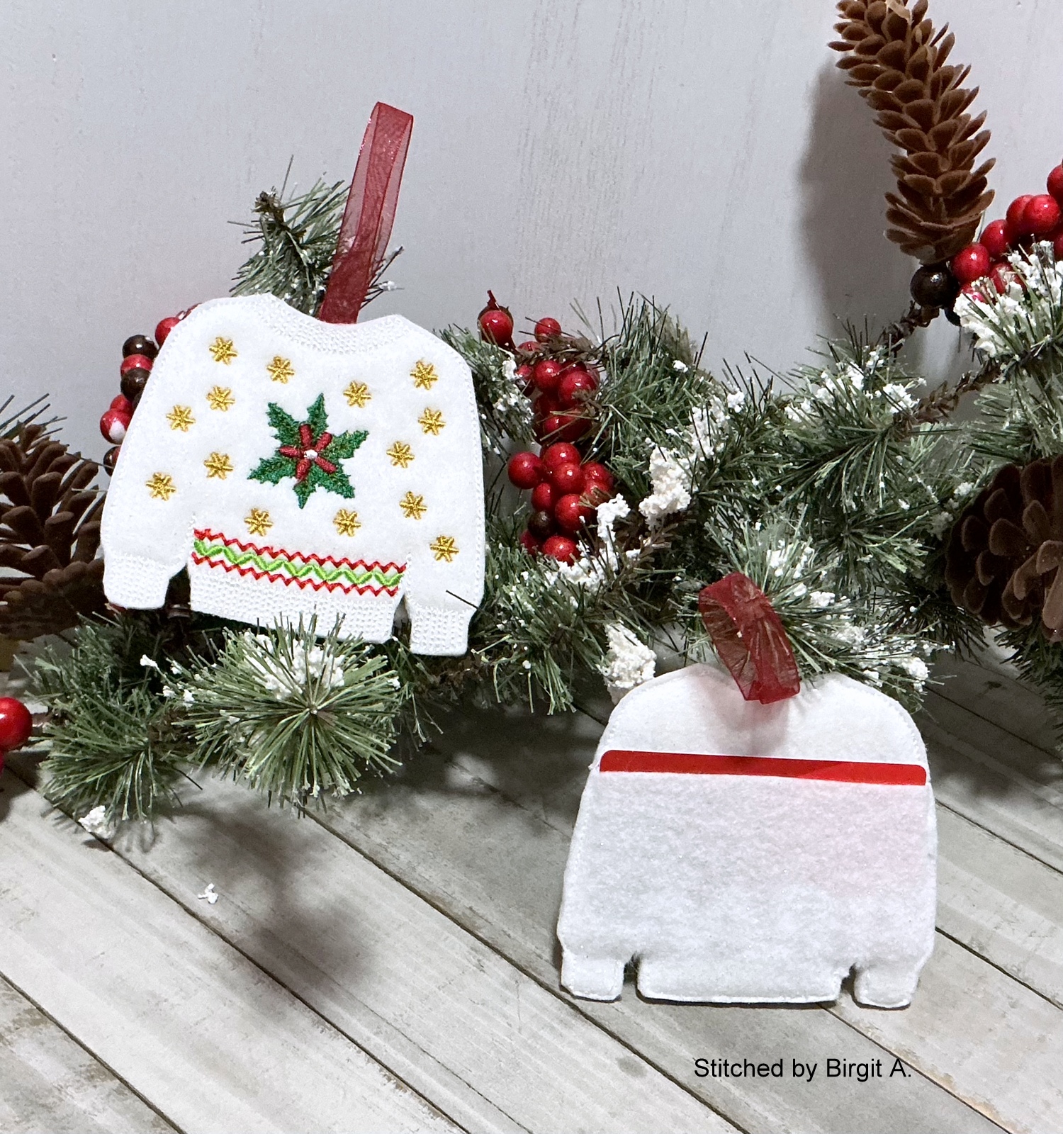 Sweater Ornaments or Gift Card Holders-4