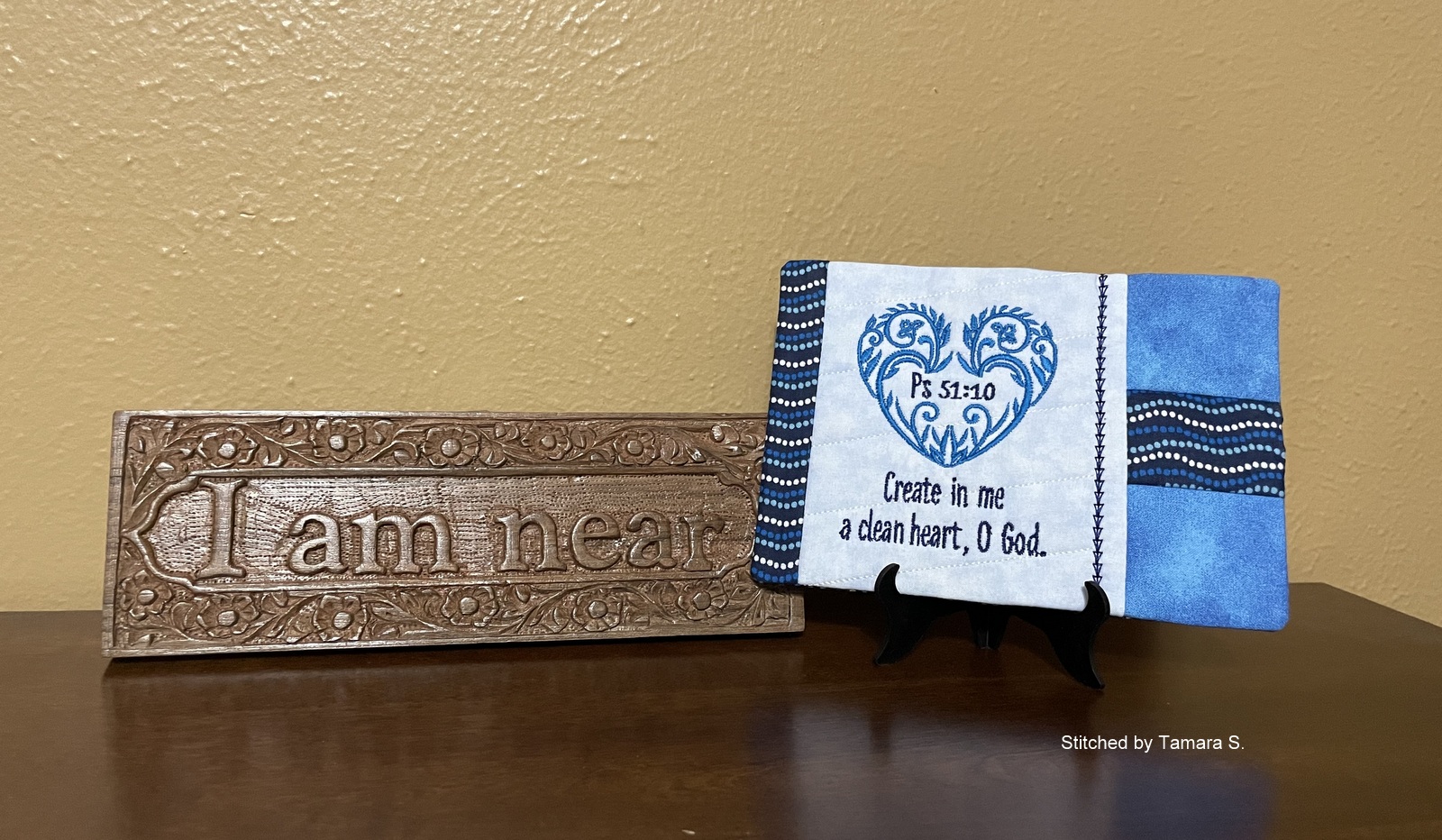 Clean Heart Mug Rug (5x7)-4