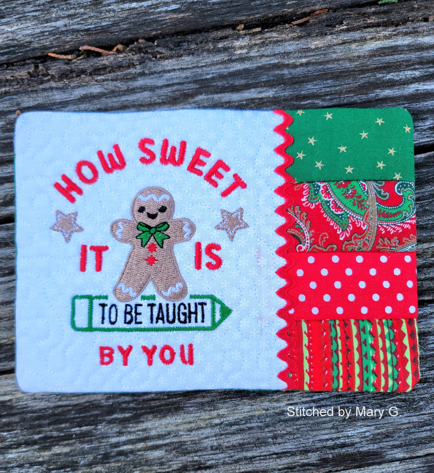 How Sweet Mug Rug (5x7)-7