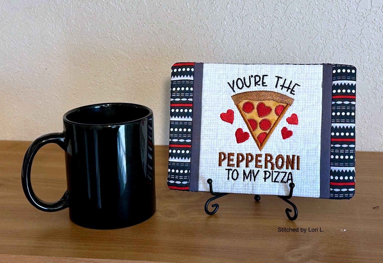 Pepperoni Mug Rug (5x7)-5