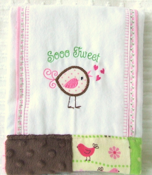 Designs for Bibs and Burp Pads (Girl)-12