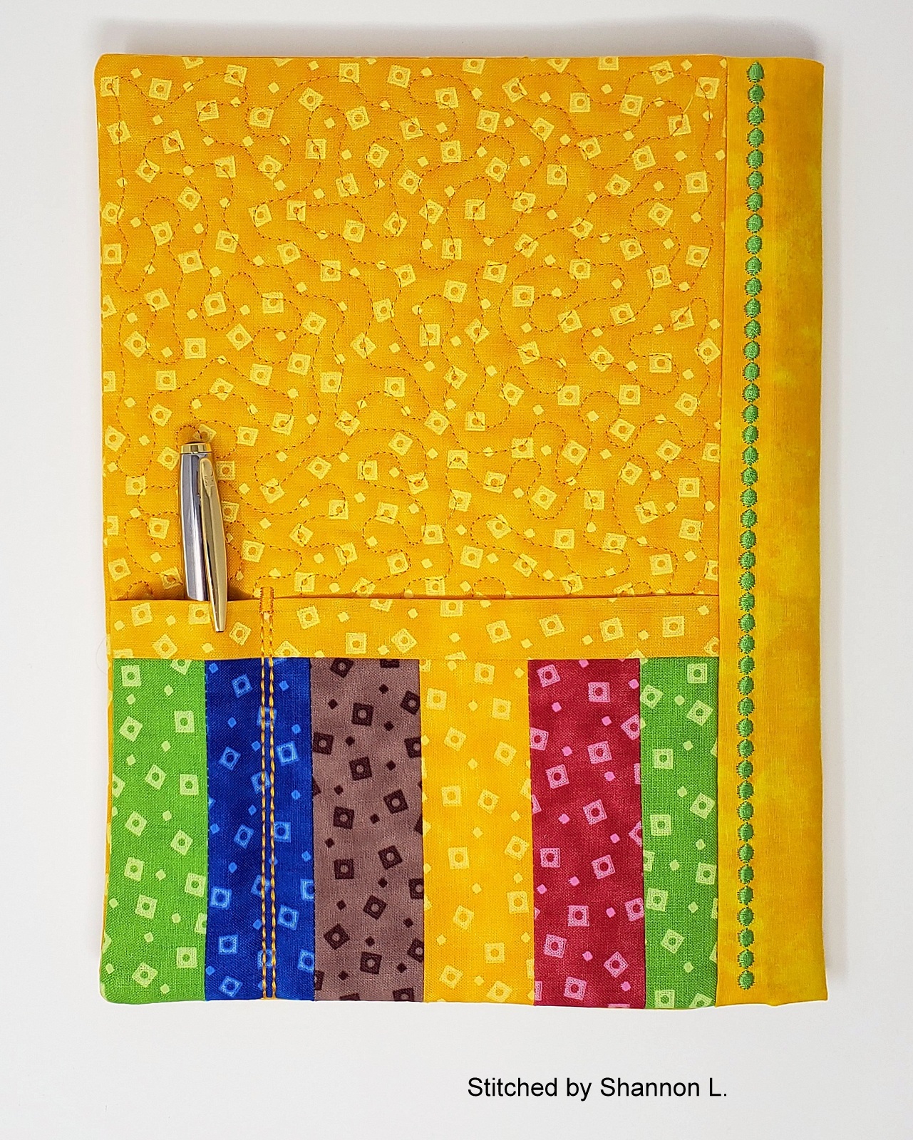 Striped Composition Book Cover-4