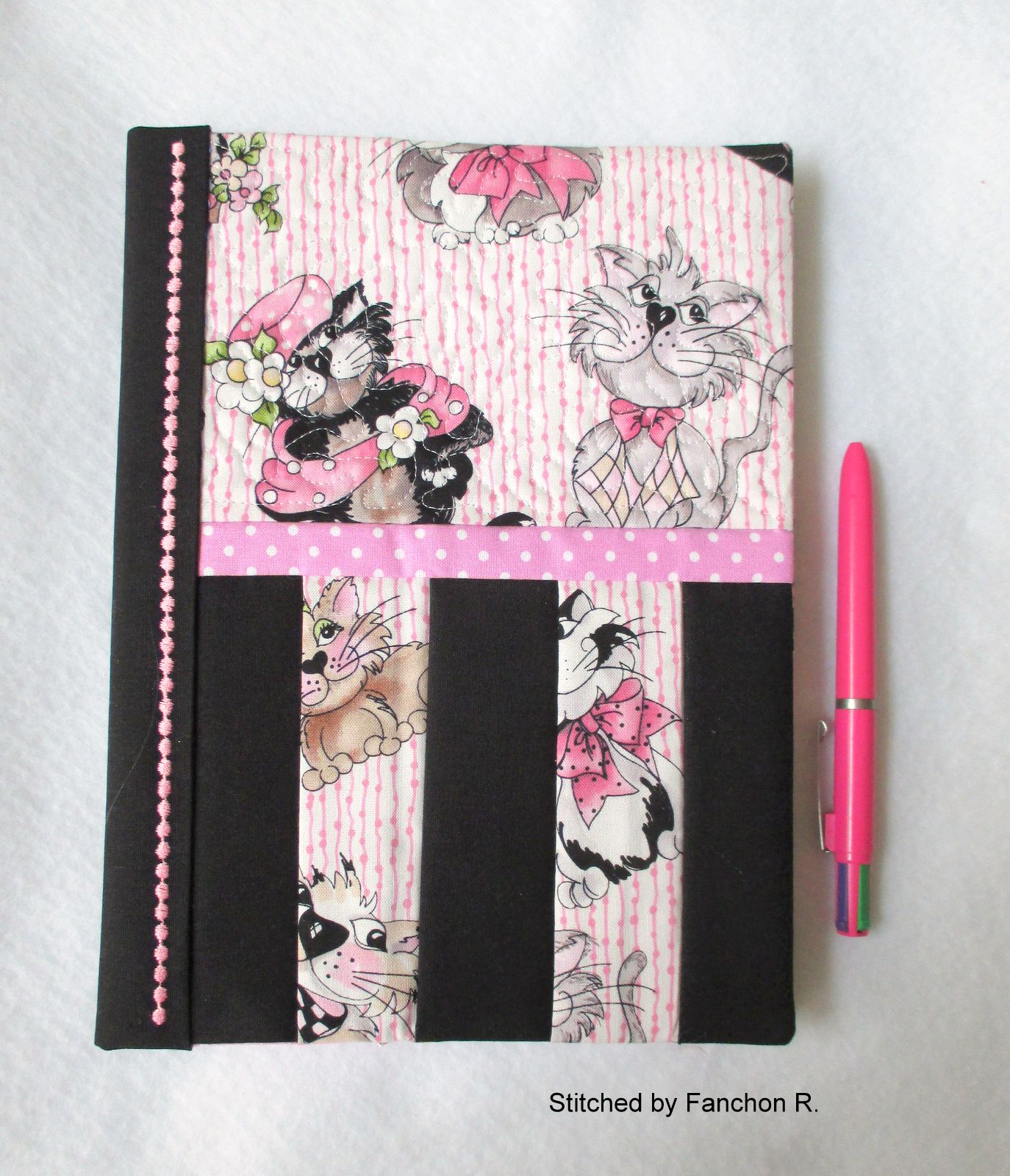 Striped Composition Book Cover-7