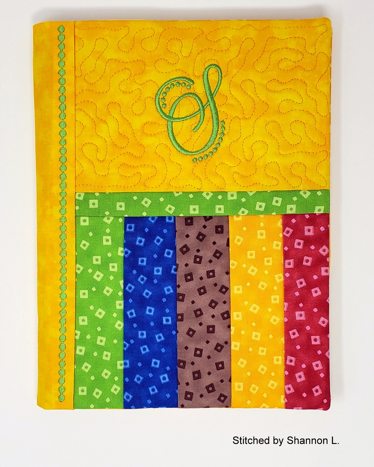 Striped Composition Book Cover-13