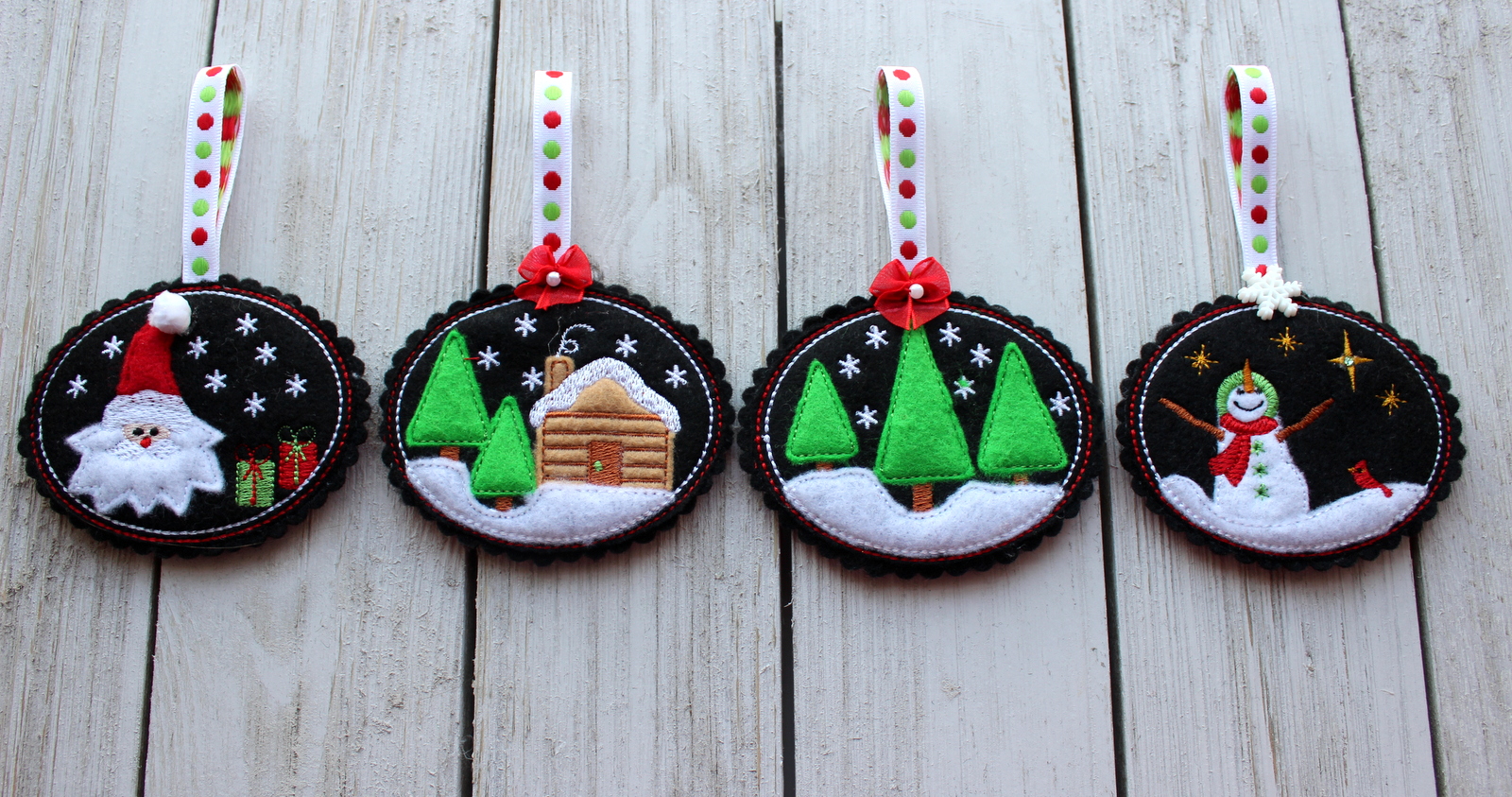 Applique Felt Ornaments-3