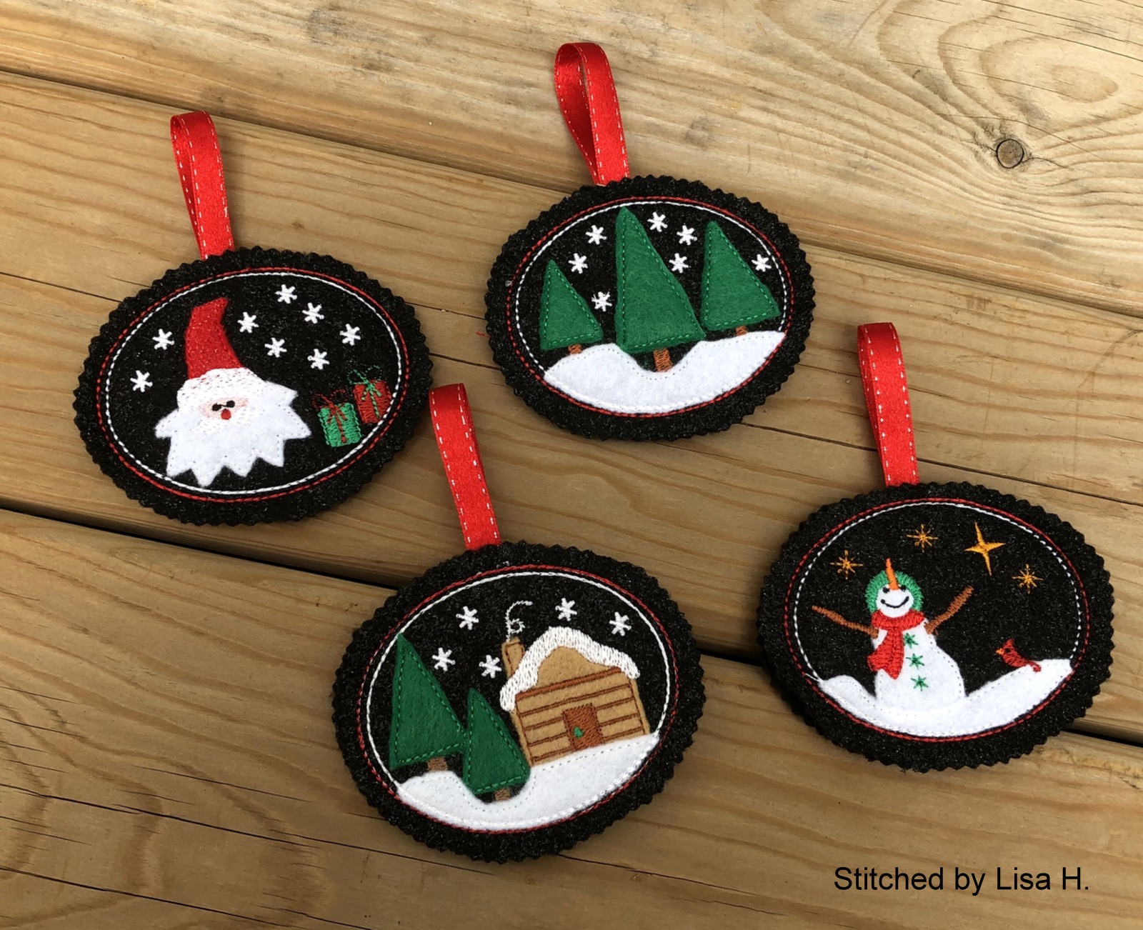 Applique Felt Ornaments-4