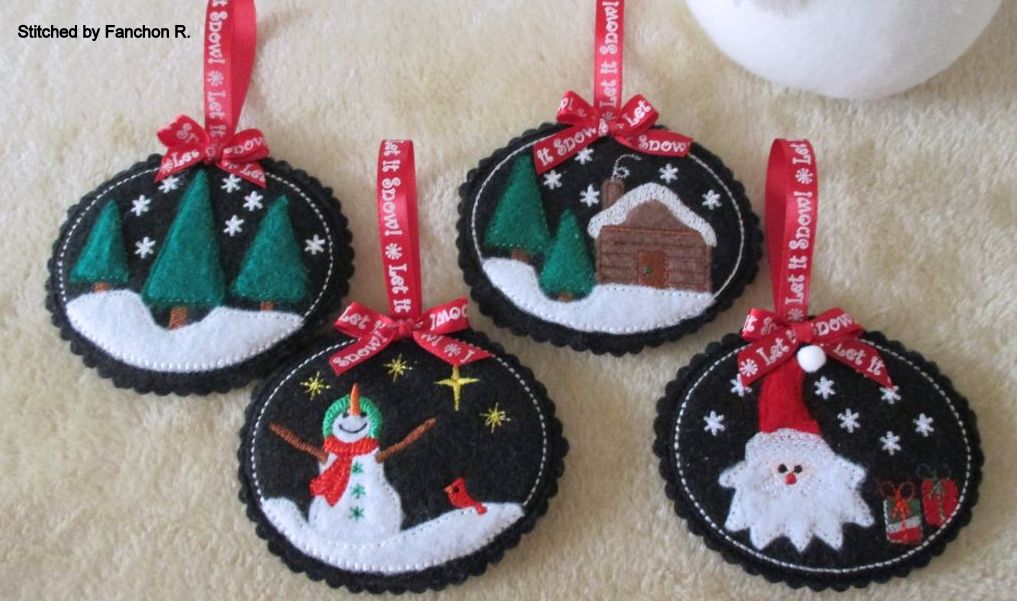 Applique Felt Ornaments-5