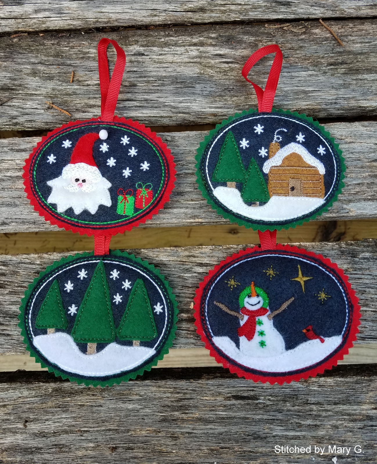 Applique Felt Ornaments-10