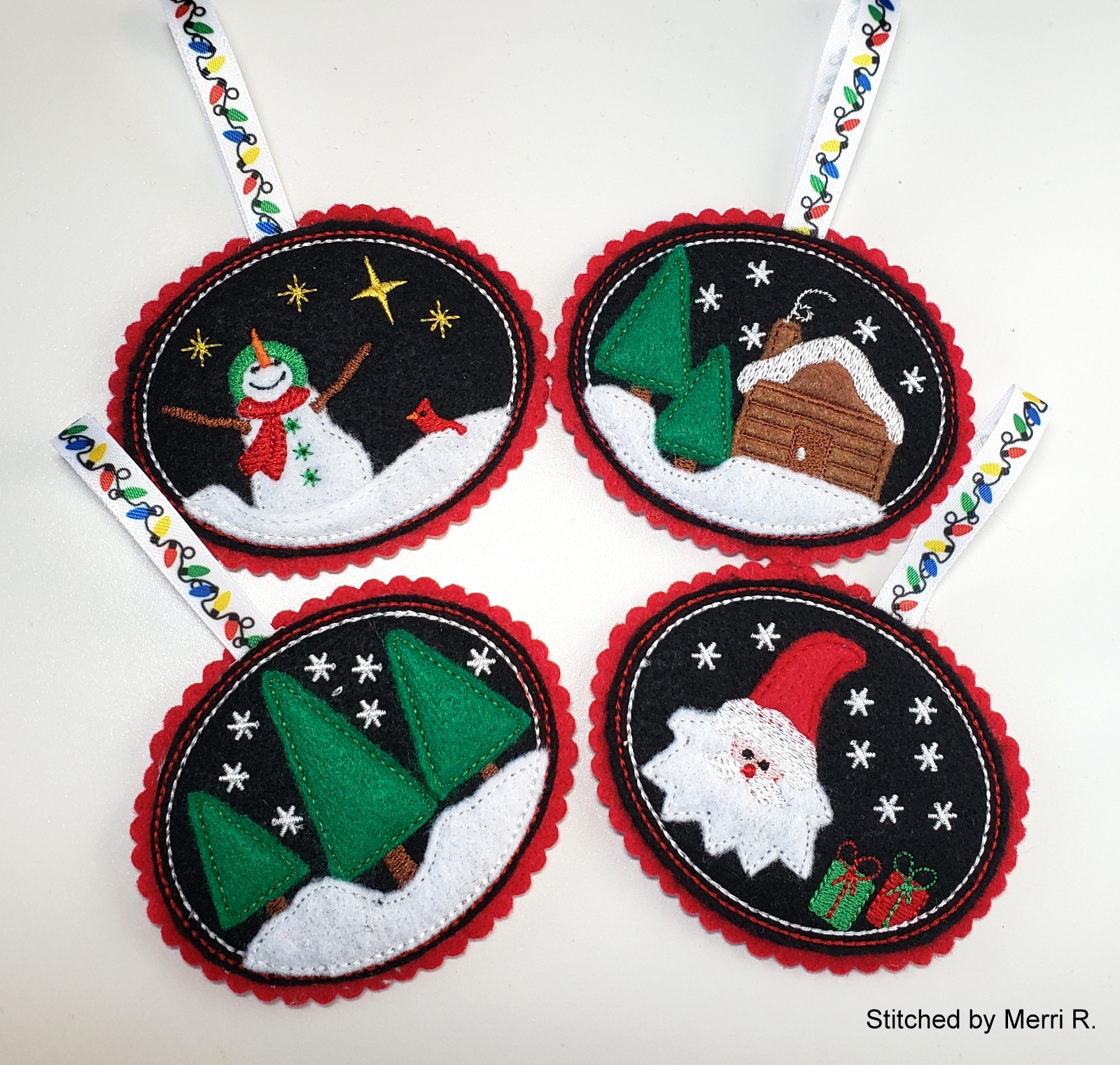 Applique Felt Ornaments-11