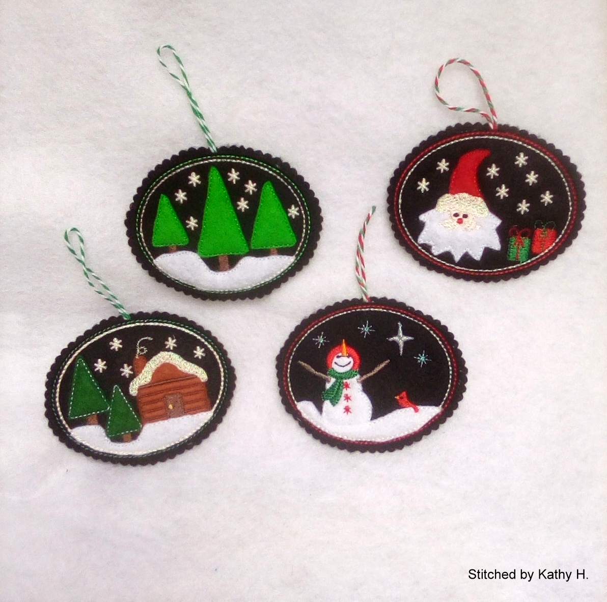 Applique Felt Ornaments-13