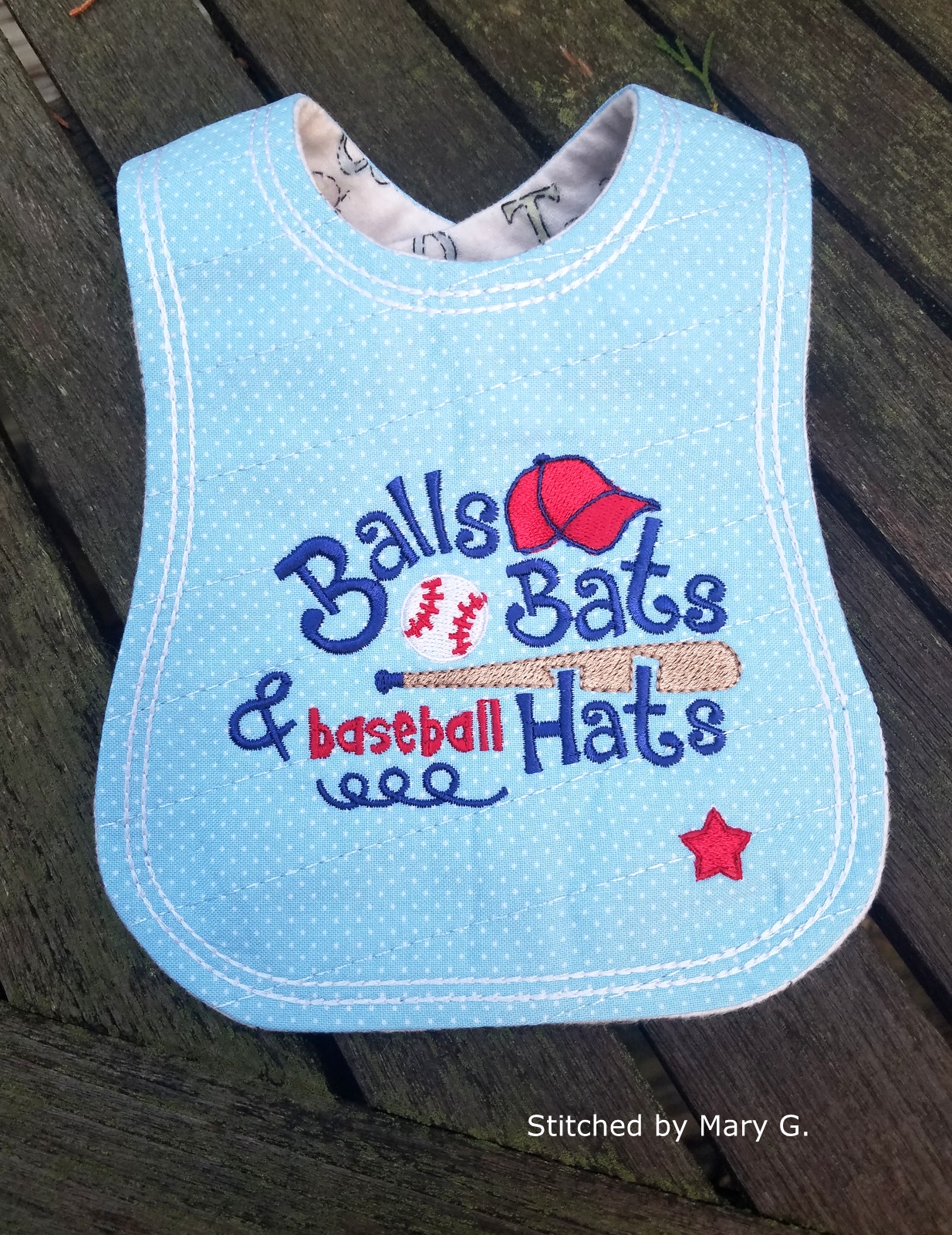 Baseball Bib (XL Hoops)-10