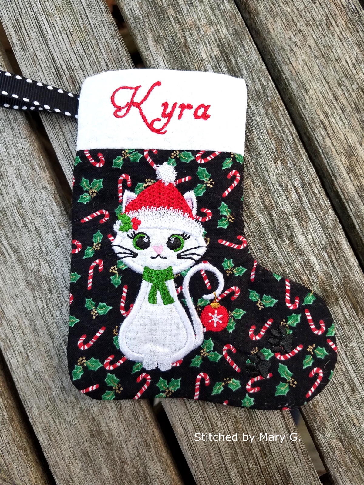 Christmas Cat Stocking-9