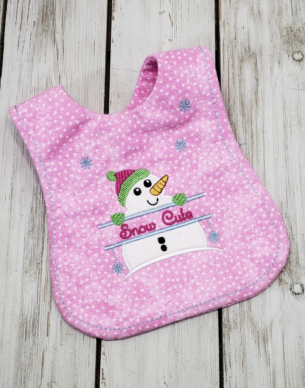 Snow Cute Baby Bib-3